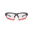 FOTONYK BLACK-RED FLUO BUMPERS/IMPACTX2 PHOTOCHROMIC BLACK kerékpáros szemüveg