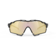 CUTLINE BLACK-BLACK GREY BUMPERS/MULTILASER GOLD kerékpáros szemüveg