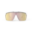 SPINSHIELD WHITE/MULTILASER GOLD kerékpáros szemüveg