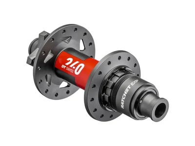Agy DT Swiss 240 EXP Boost hátsó disc 6 csavaros 148x12mm 32h fekete Sram XD 54T