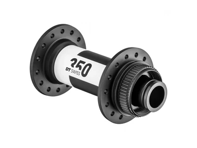 Agy DT Swiss 350 első disc center lock 100/15mm 32h fekete ÚJ