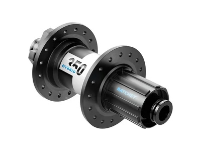 Agy DT Swiss 350 Hybrid hátsó disc 6 csavaros 148/12mm 32h fekete HG acél ÚJ