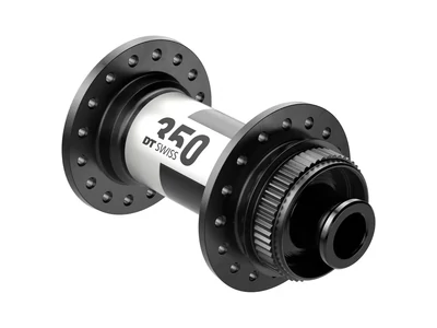 Agy DT Swiss 350 Road első disc center lock 100/12mm 24h fekete ÚJ