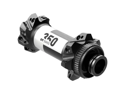 Agy DT Swiss 350 Straightpull BOOST első disc center lock 110/15mm 28h fekete ÚJ