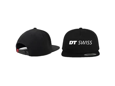 Baseball sapka DT Swiss fekete snapback fehér logo