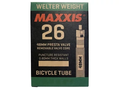 Belső Maxxis 26X1.5/2.5 WELTER WEIGHT Presta szelepes 48mm 162g doboz nélkül
