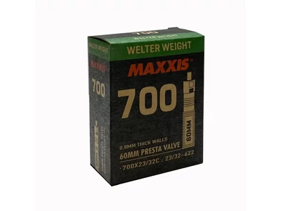 Belső Maxxis 700X23/32C WELTER WEIGHT Presta szelepes 60mm 96g
