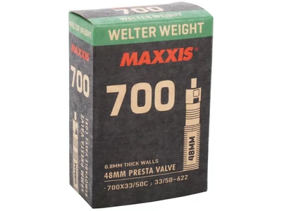 Belső Maxxis 700X33/50C WELTER WEIGHT Presta szelepes 48mm 128g