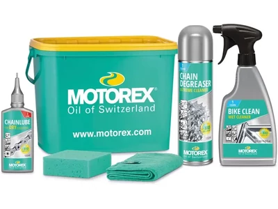 Kerékpártisztító kit Motorex vödörben BIKE CLEANING