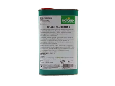 Fékfolyadék Motorex BRAKE FLUID DOT 4 (165 °C forráspont) 1L