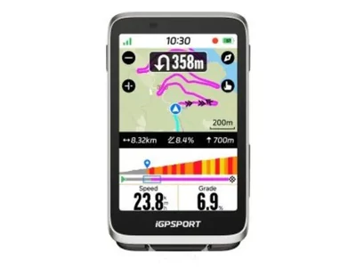 Computer iGPSPORT BiNavi ezüst ajándék M80 adapter és védőfólia