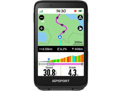 Computer iGPSPORT BiNavi fekete ajándék M80 adapter és védőfólia