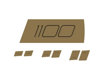 Kerékhez DT Swiss ARC 1100 disc telekerékhez matrica arany