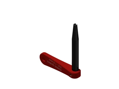 Küllőfogó DT Swiss Aero küllőkhöz 0.8-1.0mm piros ÚJ