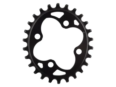 Lánckerék aB MTB OVAL 104BCD N/W fekete 28T  64BCD
