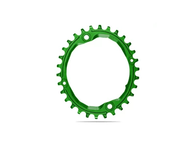 Lánckerék aB MTB OVAL 104BCD N/W zöld 34T (csavarok/hézagolók a csomagban)