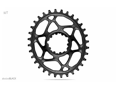 Lánckerék aB MTB OVAL SRAM Direct Mount/GXP N/W  fekete (6mm offset) 34T