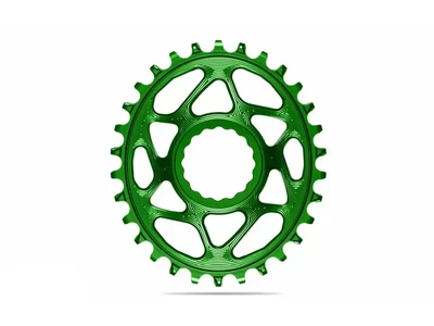 Lánckerék aB MTB OVAL SRAM Direct Mount/GXP N/W  zöld (6mm offset) 34T