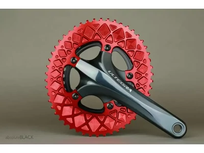 Lánckerék aB Országúti OVAL 110BCD 5 lyukas piros 50T