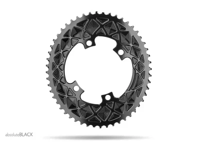 Lánckerék aB Országúti OVAL 110BCD asszim Shimano 9000/6800 4 lyukas fekete 50T