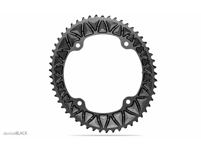 Lánckerék aB Országúti OVAL Campagnolo fekete 145/112BCD 4 lyukas 53T