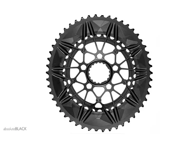 Lánckerék aB Országúti OVAL SpideRing direct mount Cannondale fekete 50/34 szett