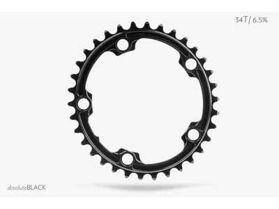 Lánckerék aB Országúti OVAL SRAM 110BCD 5 lyukas fekete 34T