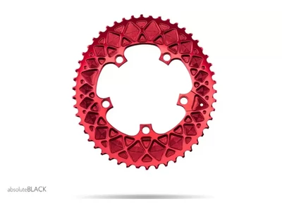 Lánckerék aB Országúti OVAL SRAM 110BCD 5 lyukas piros 50T
