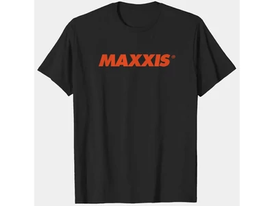Póló Maxxis 2024 M pamut fekete/piros