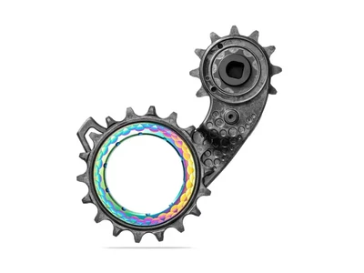 Váltókanál aB HOLLOWCAGE Carbon Ceramic Sram AXS rainbow