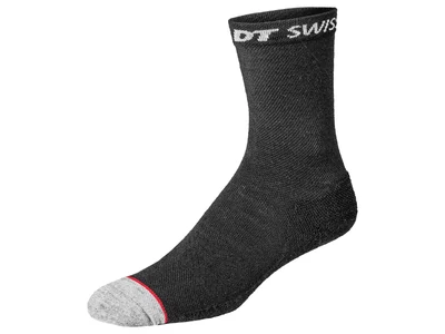 Zokni DT Swiss MTB fekete/szürke 80% merino S 35-38