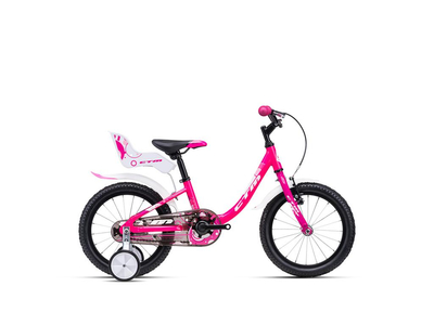 CTM MARRY gyermek kerékpár, matt pink/fehér