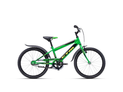 CTM SCOOBY 1.0 gyermek kerékpár, zöld/fekete