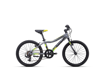 CTM JERRY 1.0 gyermek kerékpár, matt szürke/lime