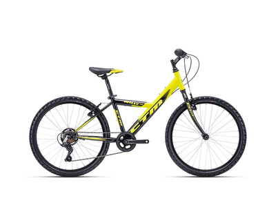 CTM WILLY 1.0 gyermek kerékpár, fekete/sárga