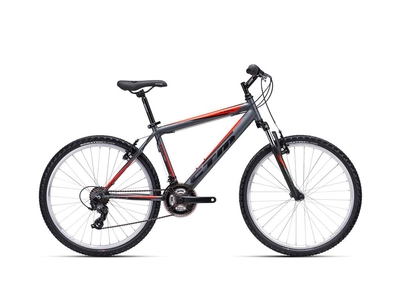 CTM AXON MTB 26" kerékpár 26" matt titánszürke/reflex narancs, méret: S (15")