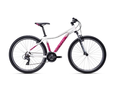 CTM CHARISMA 1.0 MTB 27,5" női kerékpár 27,5" fehér/lila, méret: M (16")