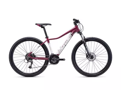 CTM CHARISMA 3.0 MTB 27,5" női kerékpár 27,5" matt piros/fehér, méret: M (16")
