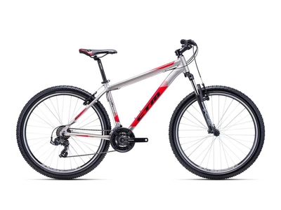 CTM REIN 1.0 MTB 27,5" kerékpár 27,5" matt szürke/piros, méret: L (18")