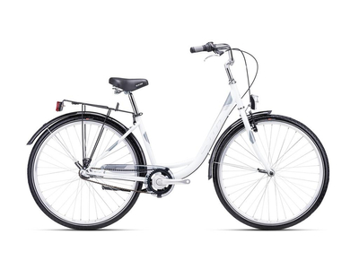 CTM RITA 2.0 női City/Városi kerékpár, gyöngyház fehér/szürke