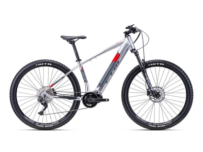 CTM PULZE XPERT MTB e-bike kerékpár 29" ezüst/piros, méret: XL (21")