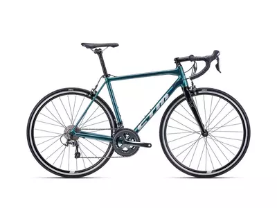 CTM BLADE COMP országúti kerékpár 700C sötétzöld/ezüst, méret: 540