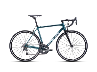 CTM BLADE COMP országúti kerékpár 700C sötétzöld/ezüst, méret: 580