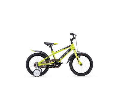 CTM TOMMY gyermek kerékpár, 1 sebességes, matt lime pearl színben - 2023