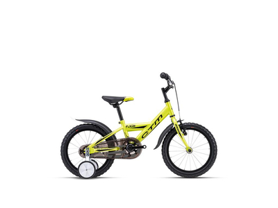 CTM FLASH gyermek kerékpár, 1 sebességes, matt lime pearl színben - 2023