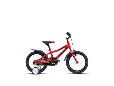 CTM FOXY gyermek kerékpár, 1 sebességes, matt neon red színben - 2023