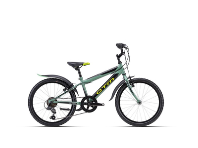 CTM SCOOBY 2.0 gyermek kerékpár, 6 sebességes, matt dark green színben - 2023
