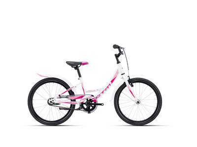 CTM MAGGIE 1.0 gyermek kerékpár, 1 sebességes, white pearl/pink színben - 2023