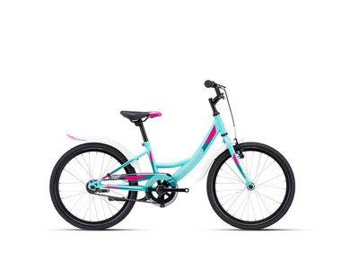 CTM MAGGIE 1.0 gyermek kerékpár, 1 sebességes, matt  turquoise/pink színben - 2023