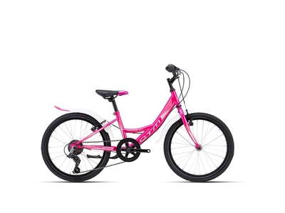 CTM MAGGIE 2.0 gyermek kerékpár 20" gyöngyház pink/fehér, méret: 11"